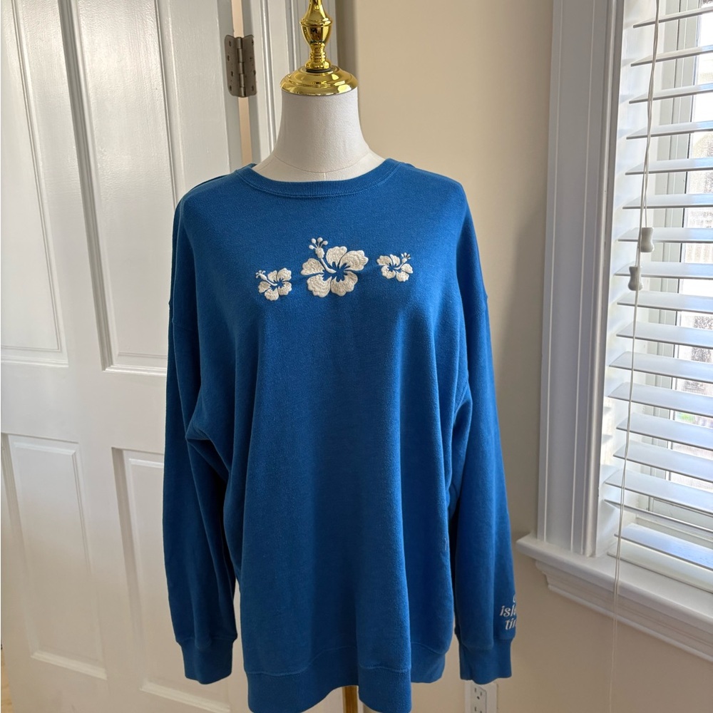 Hollister Blue Knit Sweater